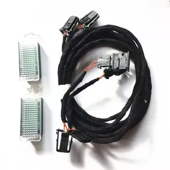 Автомобильный светодиодный светильник для ног, жгут проводов для VW PASSAT B8 CC Golf 7 MK7 7.5 Jetta Tiguan MK2 Seat Skoda 5GG 947409