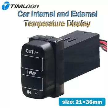 Автомобильный термометр с внутренним/внешним дисплеем температуры, двойной датчик температуры для Mitsubishi,Asx,Lancer,Outlander,Pajerozinger