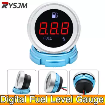 Автомобильный Тестер Уровня Топлива AD 9-35 В 0 ~ 190 Ом Цифровой Датчик Уровня Топлива С Мигающей Сигнализацией Для Автомобиля