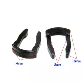 Автомобильный топливный фильтр, 5 шт., зажим для Skoda Octavia Fabia Superb, кристально острый для новых пластиковых крепежных элементов Bora Jetta