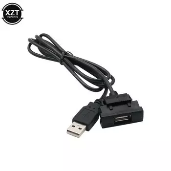 Автомобильный Удлинительный кабель RCD510 RNS315 с радио, USB-интерфейсом, адаптер для Skoda Octavia, модификация Android, GPS-кнопка, головная панель