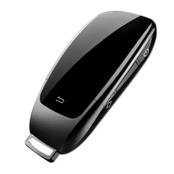 Автомобильный умный ЖК-ключ Автомобильный умный пульт дистанционного управления ЖК-дисплей для - черный