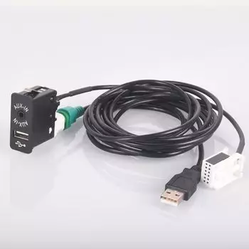 Автомобильный USB-адаптер USB-разъема AUX для BMW E60 E61 E63 E81 E87 E90 F10 F12 E70 X1 X3 X5 для MINI Cooper R56