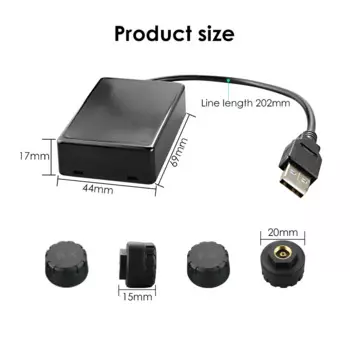 Автомобильный USB TPMS (система контроля давления в шинах) для Android мультимедийный плеер Автомобильный GPS-навигатор головное устройство Авторадио