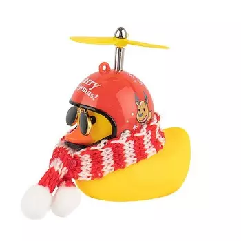 Автомобильный ветрозащитный шлем, маленькая Желтая утка, рождественские подарки, ветрозащитная утка, велосипедный шлем, аксессуары для езды на велосипеде