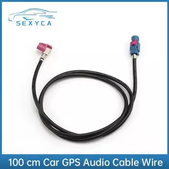 Автомобильный видеокабель LVDS, кабель для навигации GPS, аудио, экран MIB, кабель, провод для VW Golf, Passat B8, Tiguan, Audi, Benz 100 см