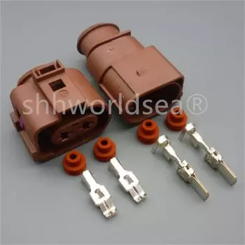 Автомобильный водонепроницаемый разъем 3B0973852A 3B0973752A для автомобильного электронного вентилятора Audi, 1 комплект