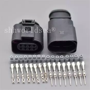 Автомобильный водонепроницаемый разъем, 8 контактов, 1,5 мм, автомобильный радар, коробка передач, жгут проводов, розетка 1J0 973 714 1J0973814 1J0 973 814 для VW Audi