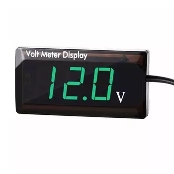 Автомобильный вольтметр 12В LED