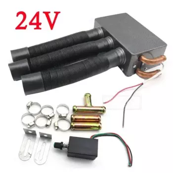 Автомобильный воздухонагреватель постоянного тока 12 В 24 В с 3 отверстиями, автоматический обогреватель лобового стекла, противозапотевающее устройство, автомобильный воздухонагреватель, вентилятор для автомобильных аксессуаров 800 Вт