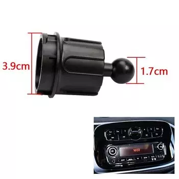 Автомобильный воздуховыпускной навигационный держатель для телефона для Mercedes Smart 450 451 453 Fortwo Forfour, кронштейн для радио, адаптер, автомобильные аксессуары