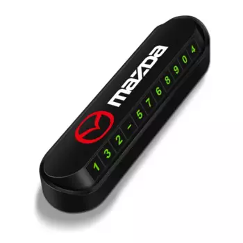 Автомобильный временный знак остановки, парковочная карта, табличка с номером телефона для Mazda 2, Mazda 3 MS, аксессуары для Mazda 6 CX-5 CX5