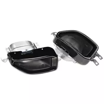 Автомобильный выхлоп из нержавеющей стали, квадратный наконечник глушителя для BMW 3 серии G20 G21 330i 320i 330e, обновление M340i Look 2019 2020+