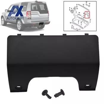 Автомобильный задний бампер, буксировочный крюк, крышка панели, фиксированные зажимы для Land Rover LR3 LR4 Discovery 3 4 2005-2012 DPO500011PCL, аксессуары