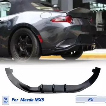 Автомобильный задний бампер, диффузор, спойлер для губ из ПУ для Mazda MX5 2022, автомобильный гоночный задний диффузор, передняя защита для губ, защитные аксессуары