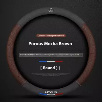 Автомобильный замшевый кожаный чехол на руль для Lexus F Sport ES200 ES300 RX300 LS500h GS250 GS300 IS300 CT200h NX300 UX300 LX570 HS
