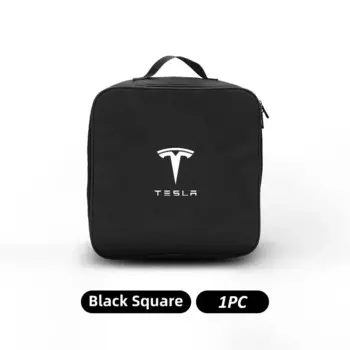 Автомобильный зарядный кабель, сумка для хранения, контейнер для зарядного устройства для Tesla Model 3 Y S X 2021, Roadster Cybertruck Juguete