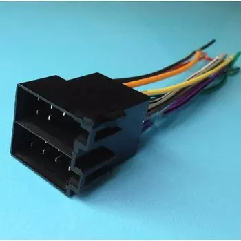 Автомобильный женский ISO-радио, жгут проводов, адаптер, разъем-адаптер, вилка для VW Jetta Golf Passat для Audi a4 a6 для Ford Focus