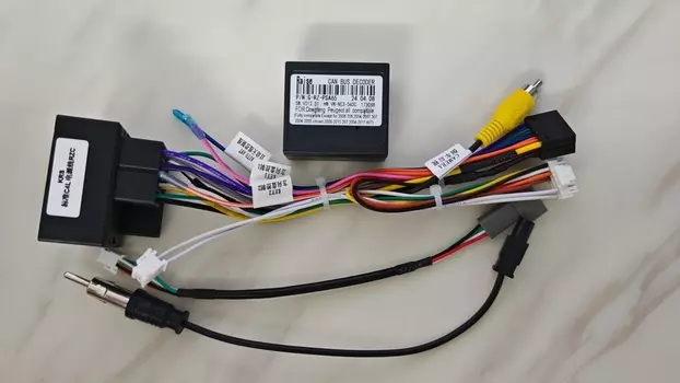 Автомобильный жгут проводов, адаптер, кабель питания, декодер коробки Canbus для Peugeot 508 5008 3008 408 4008 2008 301 307 308