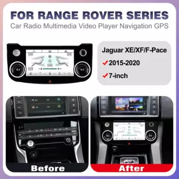 Автомобильный ЖК-экран переменного тока для Jaguar XE XEL F-PACE 2015-2020, кондиционер, климат, управление сиденьем, сенсорная плата