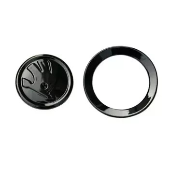 Автомобильный значок на руль эмблема наклейка автостайлинг для Skoda Octavia Rapid Kodiaq Karoq Fabia Kamiq производное