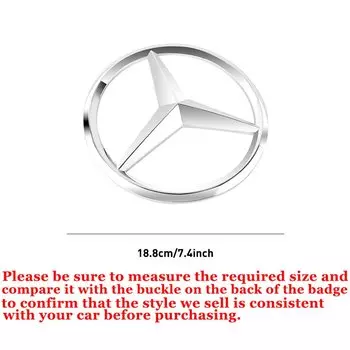 Автомобильный значок, передняя решетка, эмблема, наклейка, декоративные аксессуары для Mercedes Benz S320 W164 W204 W168 C180 E320 A200 CLA CLK CLS ML