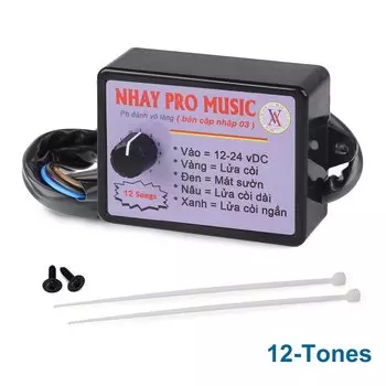 Автомобильный звуковой контроллер, 12-24 В, Электрический динамик, блок управления звуком с 8/12 звуковыми эффектами, переключение для автомобилей, грузовиков, мотоциклов, судов