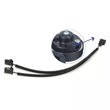 Автомобильный звуковой сигнал преобразователя один-два, проводка Plug-and-Play, адаптер звукового сигнала, жгут проводов, части