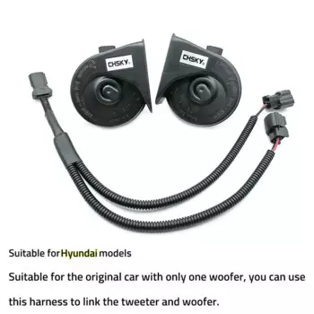 Автомобильный звуковой сигнал в виде улитки для Hyundai Sonata IX25 Tuscan IX35 Santa Fe IX45 Palisade Grandeur NEXO Ioniq 5, аксессуары Solaris