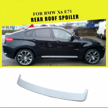 Автомобиль-Стайлинг Авто полиуретан задний спойлер на крышу окно крыло губа ДЛЯ BMW X6 E71 2008 - 2014