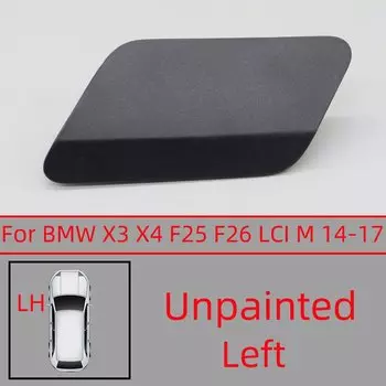 Автозапчасти, крышка омывателя фар для BMW X3 X4 F25 F26 LCI M-Sport 2014-2017, аэрозольная краска, черный, белый, серебристый цвет