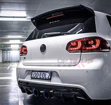 Автозапчасти, задний спойлер на крышу, спойлер на крыло для Volkswagen VW Golf 6 MK6 VI GTI R20 2010-2013, спойлер на заднее крыло из АБС-пластика