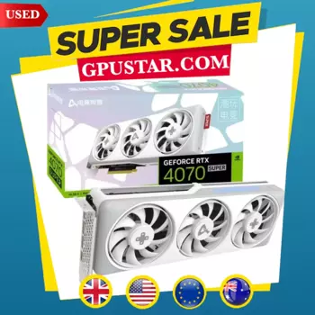 AX-Power By INNO3D RTX 4070 SUPER Video Graphics Card 12GB X3W MAX 192Bit RTX4070 SUPER X3W MAX 12gb Видеокарта GPU by INNO3D