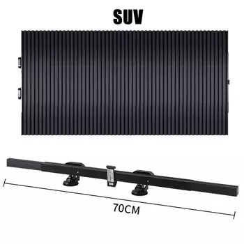 Аксессуар для лобового стекла, складной солнцезащитный козырек на присосках, защита от ультрафиолетового излучения