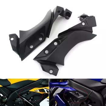 Аксессуар для мотоцикла, боковая рамка, средняя панель обтекателя, защита капота, черный для Yamaha YZF R1 YZFR1 YZF-R1 2004 2005 2006