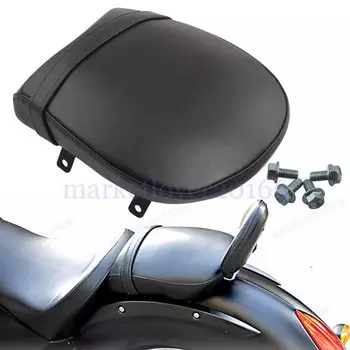 Аксессуар для мотоцикла, кожаное заднее пассажирское сиденье, черное, подходит для Victory Vegas 8-Ball Low Kingpin Tour Deluxe Zach Ness 2003-2013