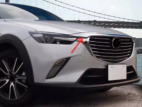 Аксессуары ABS Chrome подходят для 2015-2016 2017 2018 Mazda CX-3 CX 3 CX3, крышка двигателя, отделка, украшение, кожух