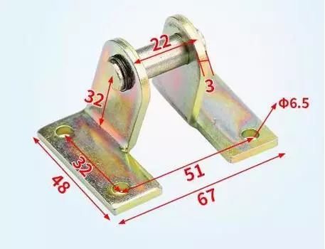 Аксессуары для алюминиевых цилиндров, мини-цилиндр из нержавеющей стали, задний кронштейн