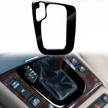 Аксессуары для BMW 3 серии E46 1998-2005, автомобильное пианино, черное внутреннее переключение рамы, панель переключения передач, крышка, отделка, наклейка