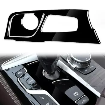 Аксессуары для BMW 5 серии G30 G38 528li 530li 540li 2018, автомобильное глянцевое пианино, черное коридорное стикер, модификация