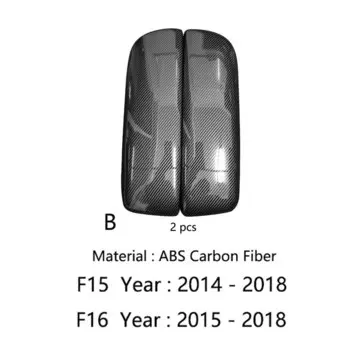 Аксессуары для BMW X5 X6 X7 E70 E71 F15 F16 G05 G06 G07 Карбоновое волокно Стайлинг автомобиля Укладка Уборка Коробка подлокотника Наклейка Крышка Накладка