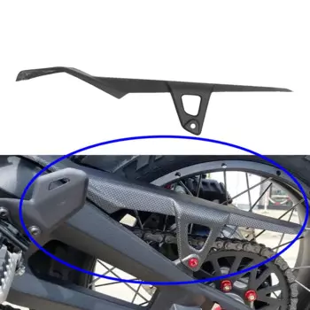 Аксессуары для цепи из углеродного волокна для мотоцикла Ducati Desert X 2022 2023