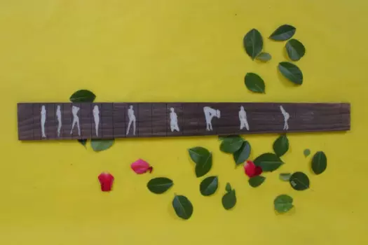 Аксессуары для гитары 1x25,5 "гриф электрогитары, электрическая гитара, роза, дерево, брикет 00-10 #, инкрустация