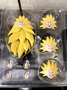 Аксессуары для головы в наличии Dragon Ball Z S.H. Фигурка Shf Gotenks Ssj3 + базовая форма комплект Аниме экшн-фигурки Gk модель игрушки подарки