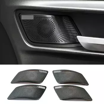 Аксессуары для GWM Tank 300 2022 2023 крышка автомобильной двери динамика отделка переднего звукового гудка для чтения Противоударная крышка из нержавеющей стали