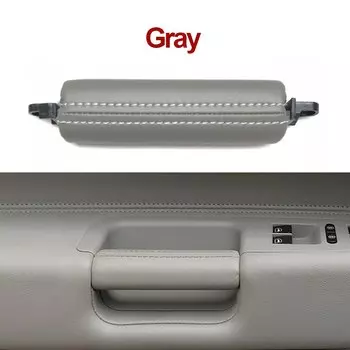 Аксессуары для интерьера автомобиля, кожаная ручка двери водителя, замена для VW Volkswagen Touareg 2003, 2004, 2005, 2006, 2007, 2008, 2009,