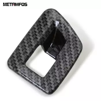 Аксессуары для интерьера для Volkswagen VW Atlas Teramont 2017-2020 2021, углеродное волокно, задняя кнопка переключателя двери багажника, накладка