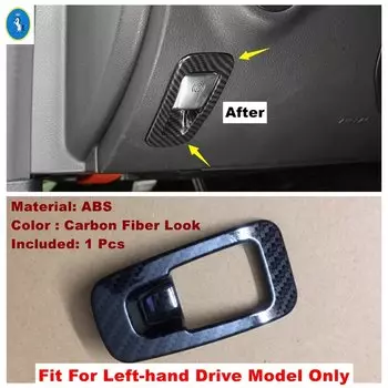 Аксессуары для интерьера из углеродного волокна, кнопка подъема переменного тока, крышка панели управления, накладка для Benz G Class W464 G350 G500 2019-2021