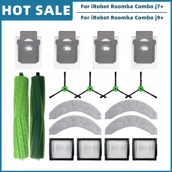 Аксессуары для iRobot Roomba Combo j7+, j9+, 10 Max: щетка, фильтр, швабра, мешок для пыли