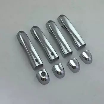 Аксессуары для Jeep Renegade 2014, 2015, 2016, 2017, 2018, 2019, хромированная боковая дверная ручка, крышка, накладка, молдинг, внешние наклейки